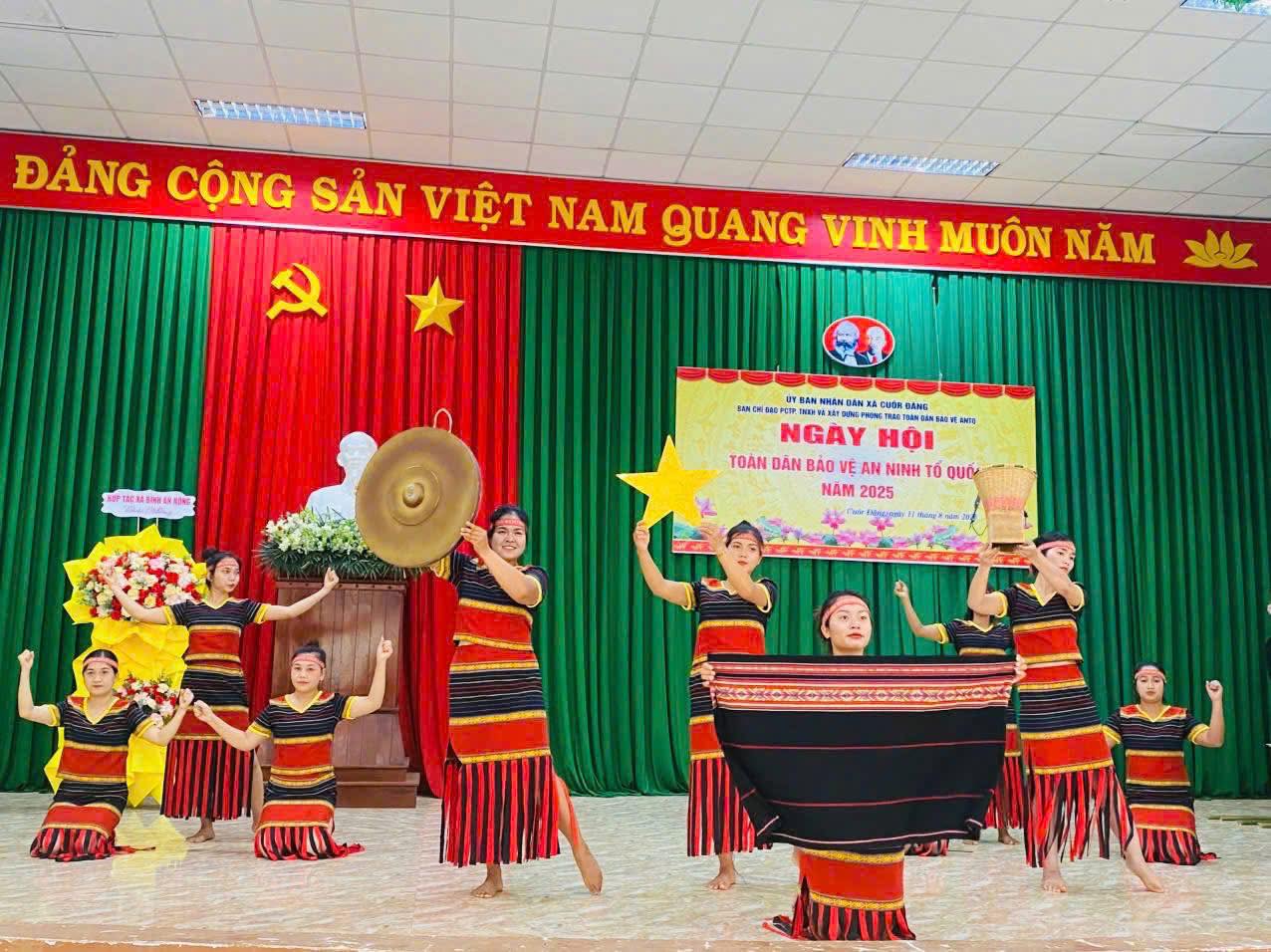 Xã Cuôr Đăng tổ chức Ngày hội toàn dân bảo vệ an ninh Tổ quốc năm 2025