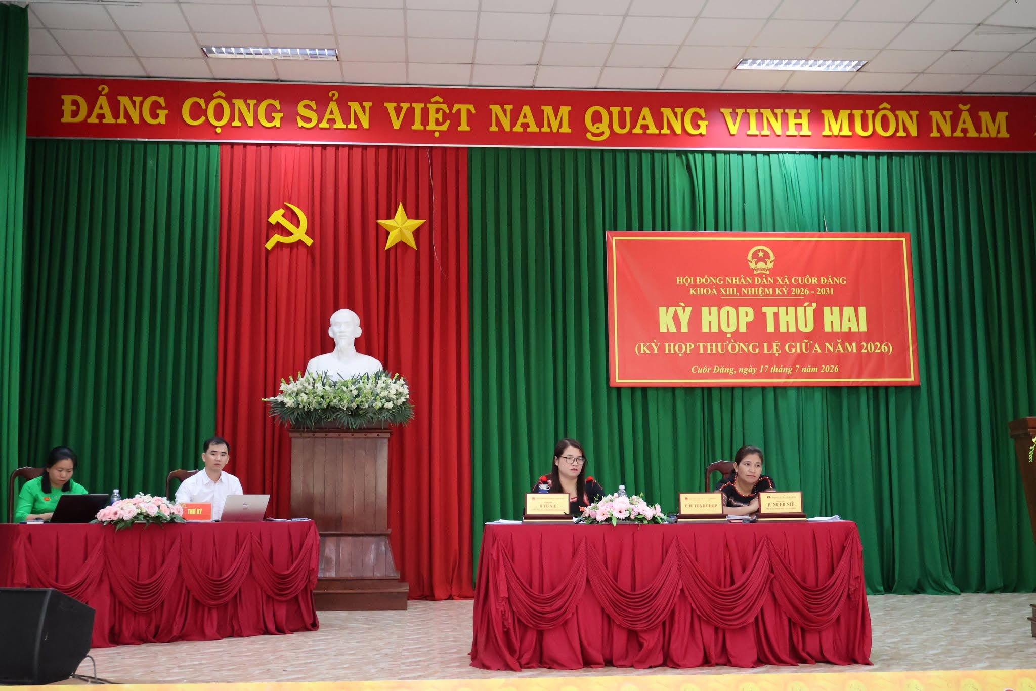Kỳ họp thứ Hai, HĐND xã Cuôr Đăng, khóa XIII, nhiệm kỳ 2026-2031