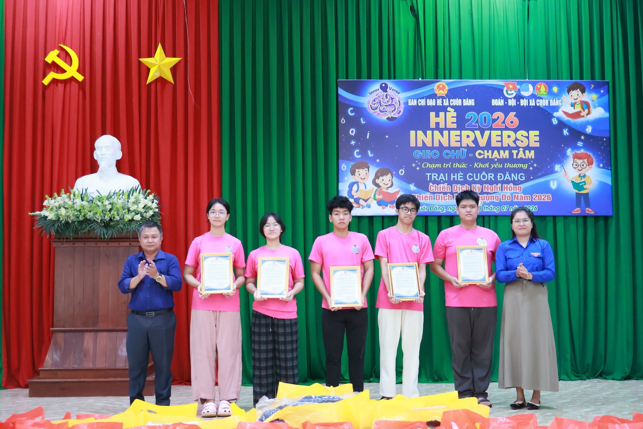 Chương trình Trại Hè InnerVerse “Gieo chữ - Chạm tâm – Chạm tri thức – Khơi yêu thương”