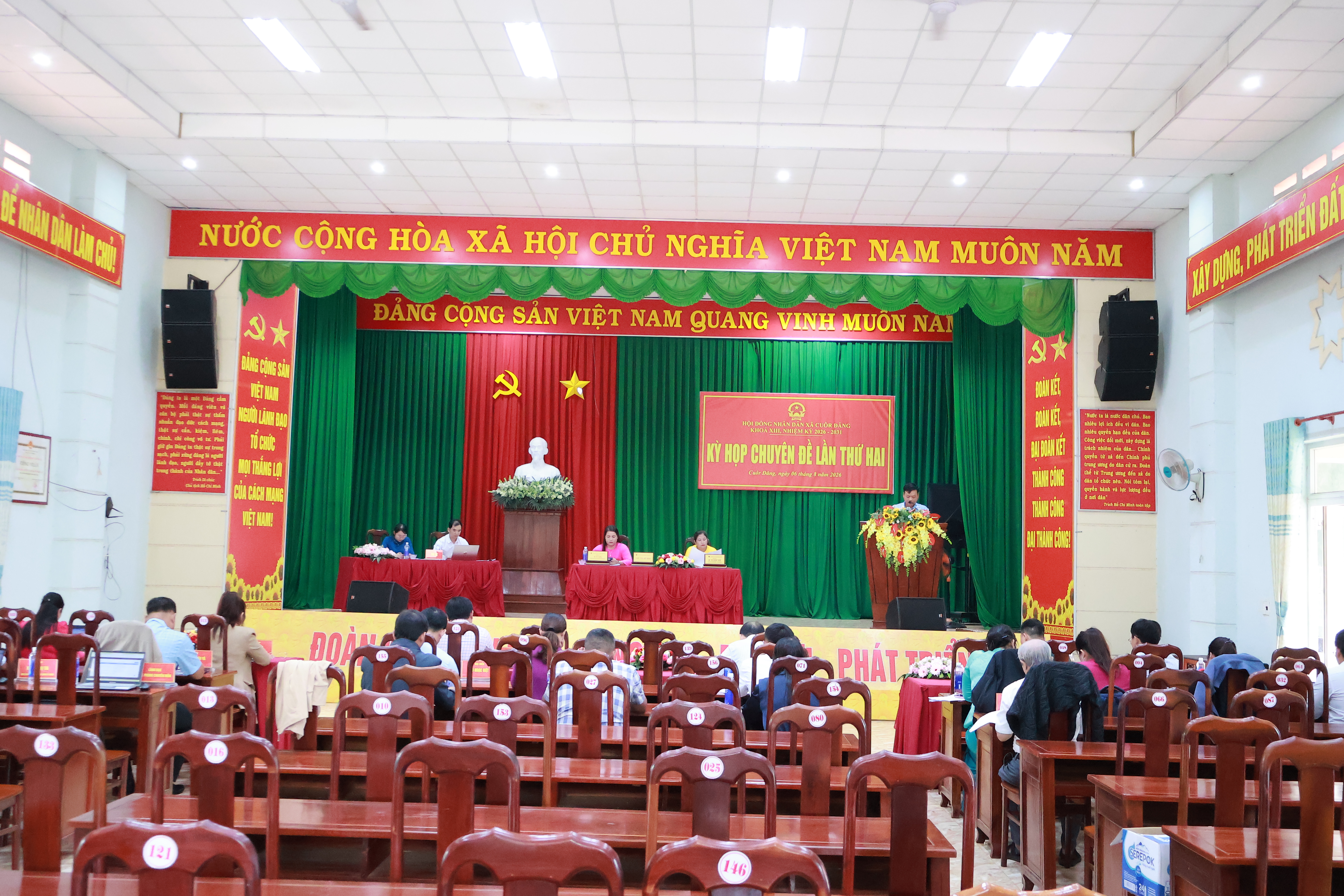 HĐND xã Cuôr Đăng, khóa XIII, nhiệm kỳ 2026-2031 đã tổ chức Kỳ họp chuyên đề lần thứ 2