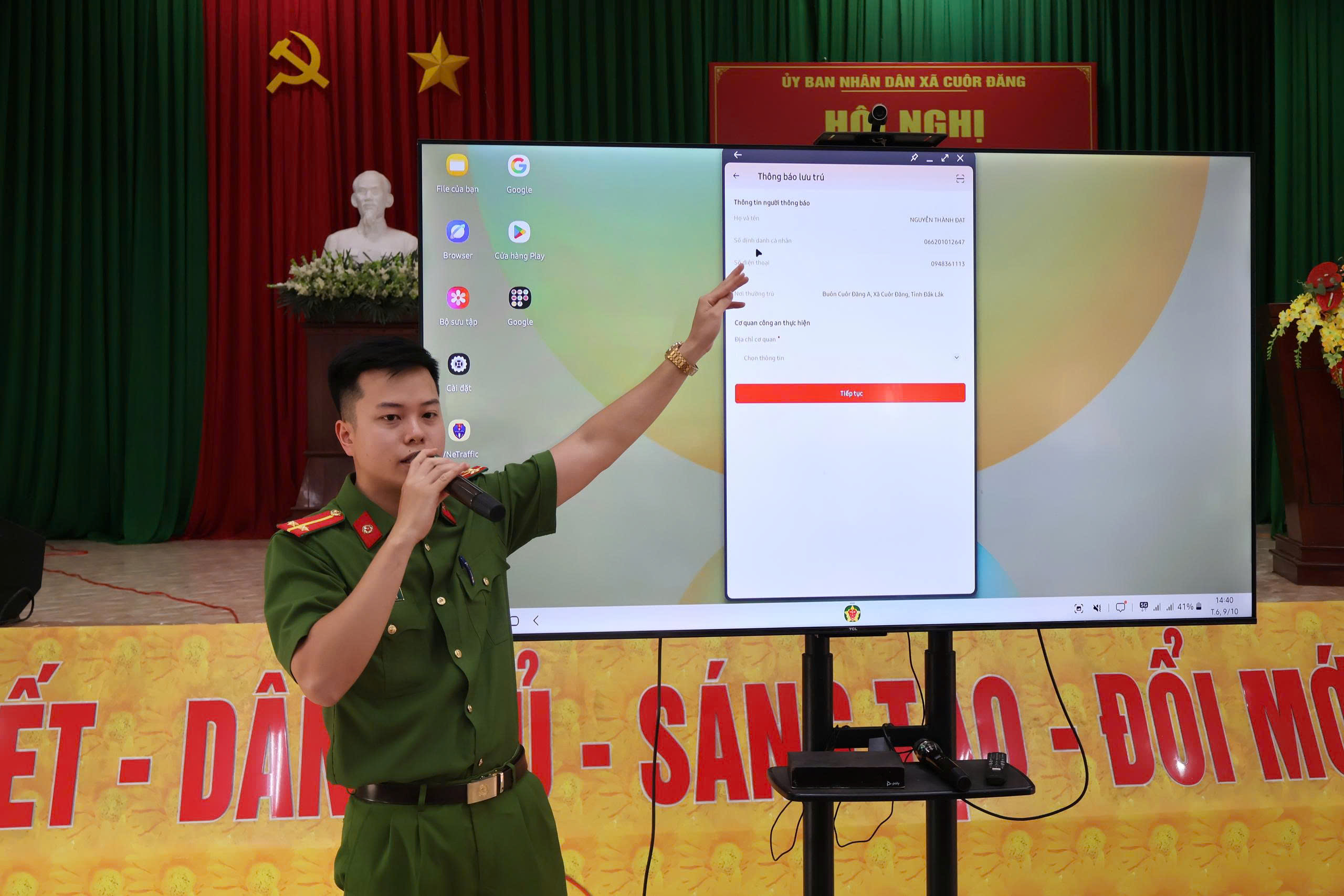 Trong tháng 10/2026, UBND xã Cuôr Đăng tiếp tục tập trung đẩy mạnh công tác CCHC