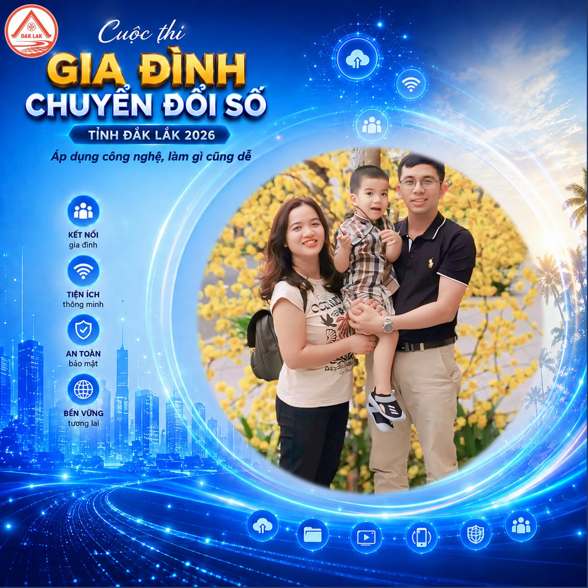 THÔNG BÁO GIA HẠN THỜI GIAN NHẬN BÀI DỰ THI GIA ĐÌNH CHUYỂN ĐỔI SỐ
