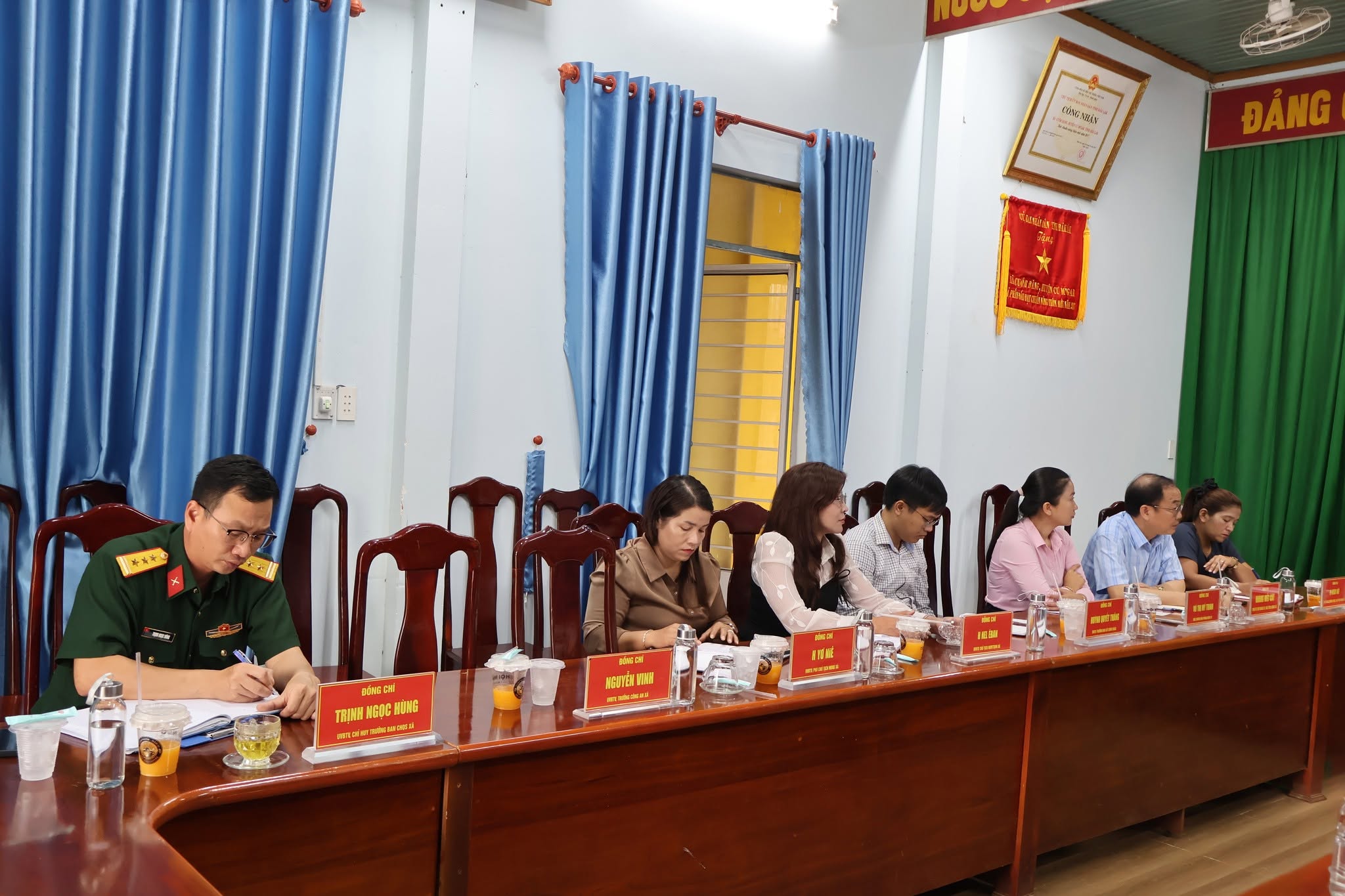 Hội nghị công bố Quyết định kiểm tra, giám sát đối với Ban Thường vụ Đảng ủy xã Cuôr Đăng năm 2026 (đợt 2)